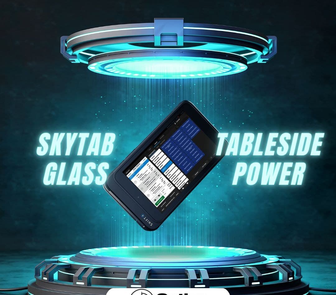 SkyTab Glass Tableside