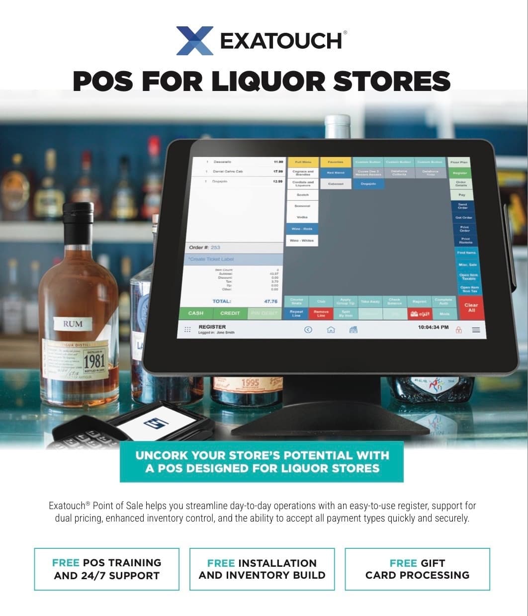 Exatouch POS for Liquor Stores